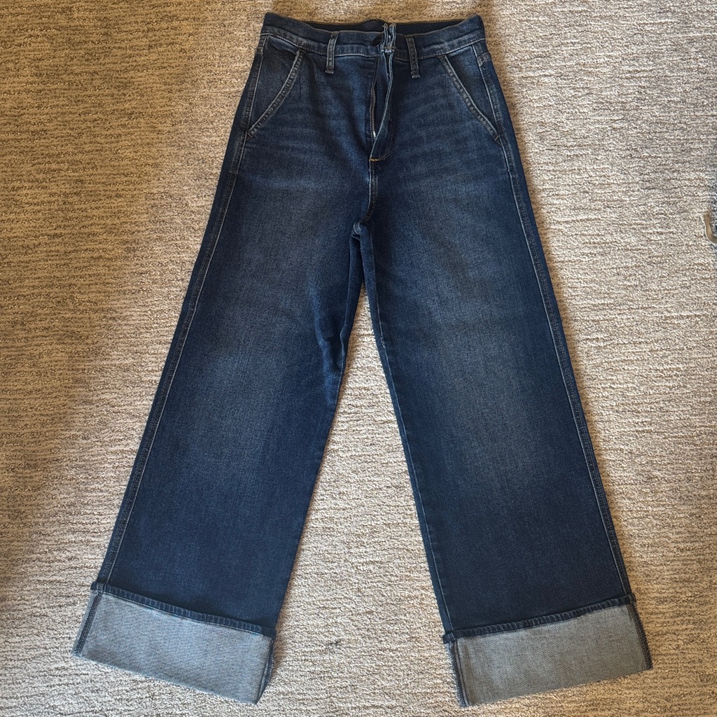 Joes Jeans Dark Indigo WideLeg Denim Joes Jeans Dark Indigo WideLeg Denim